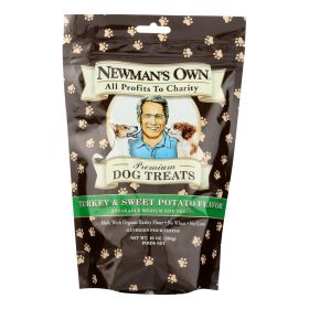 Newman's Own Organics Turkey And Sweet Potato Treats - Organic - Case Of 6 - 10 Oz. Newman's Own Organics Turkey And Sweet Potato Treats - Organic - Case Of 6 - 10 Oz.