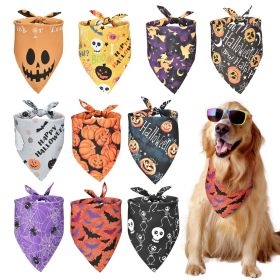 Halloween Dog Bandanas Triangle Halloween Dog Bandanas Triangle