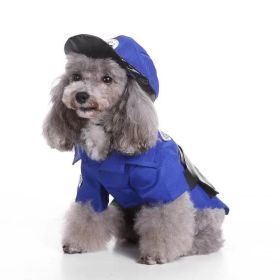 Pet Life 'Pawlice Pawtrol' Police Pet Dog Costume Uniform (Color: Blue, size: large) Pet Life 'Pawlice Pawtrol' Police Pet Dog Costume Uniform (Color: Blue, size: large)